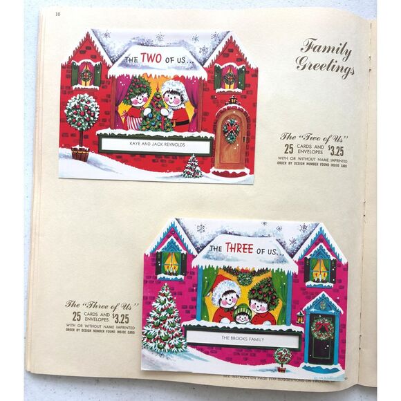 Vintage 70s Christmas Greeting Cards Catalog Salesman Sample Book Quality Crest - Picture 4 of 8